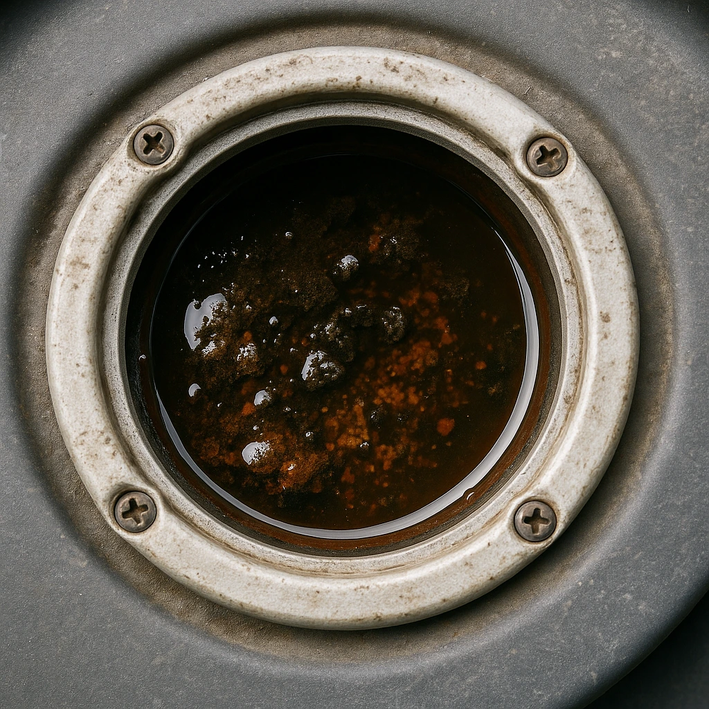 Contaminated in fuel tank